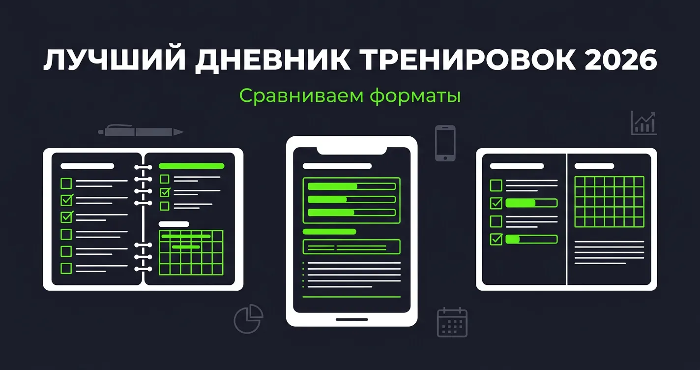 Лучший дневник тренировок в 2026: сравниваем форматы